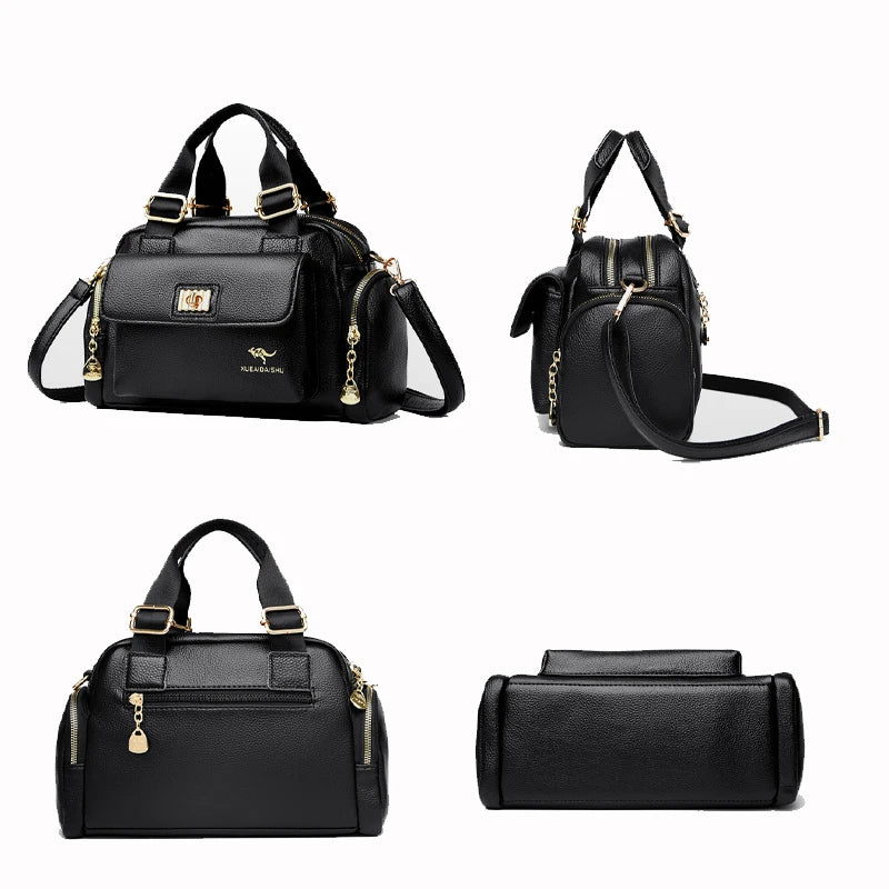 Locomotive Crossbody Bag — Soft Leather