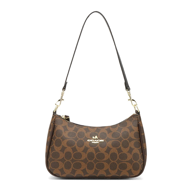 Elegant Leather Tote — City Shoulder Bag