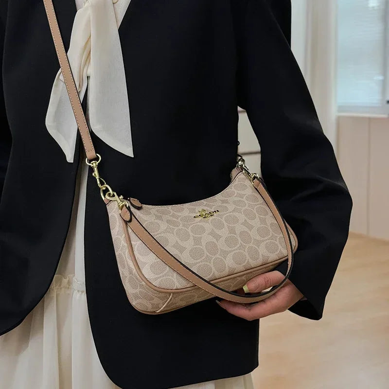 Elegant Leather Tote — City Shoulder Bag