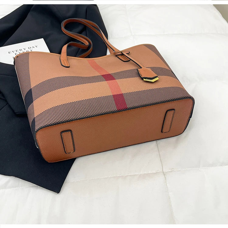 Luxe-Chic Designer Leather Handbag