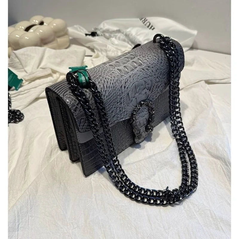 Croc Chain Clutch