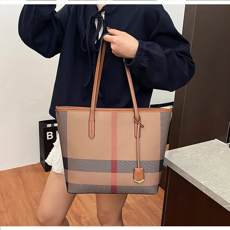 Luxe-Chic Designer Leather Handbag