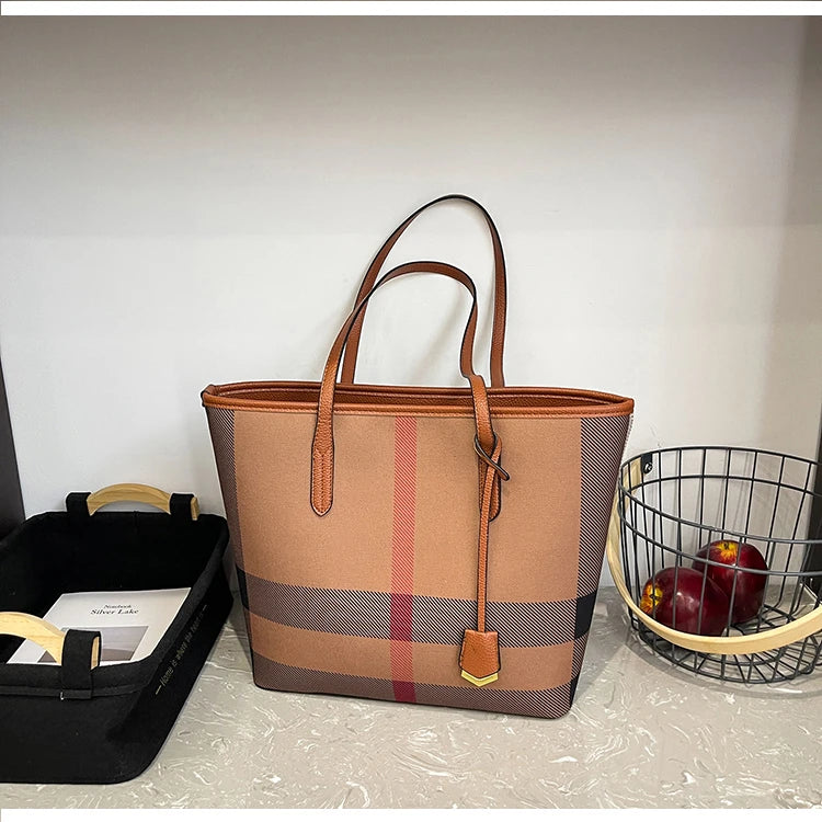 Luxe-Chic Designer Leather Handbag