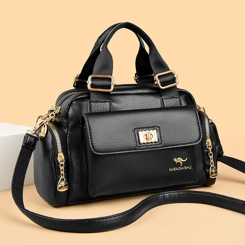 Locomotive Crossbody Bag — Soft Leather