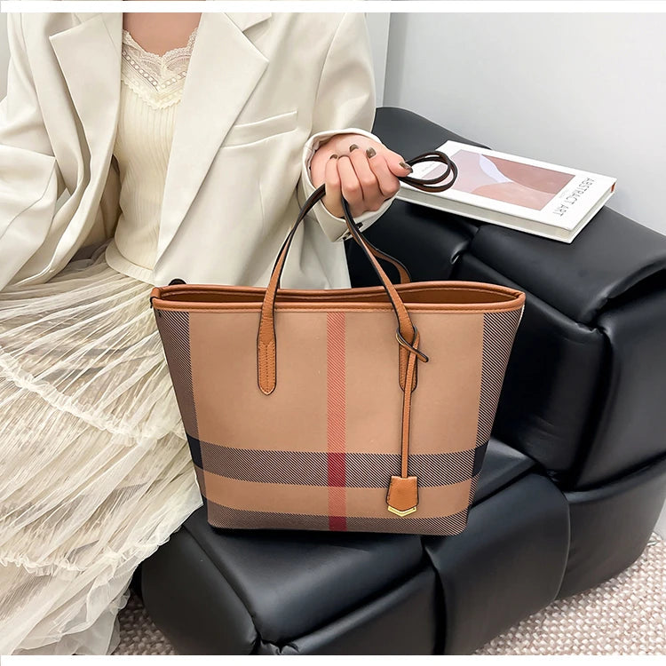 Luxe-Chic Designer Leather Handbag