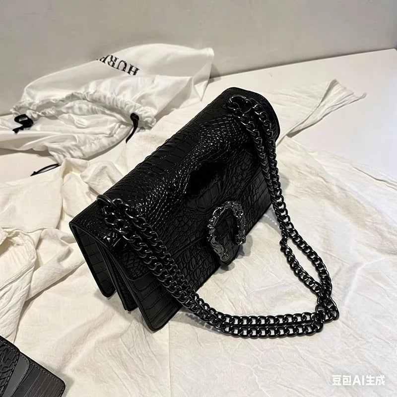 Croc Chain Clutch
