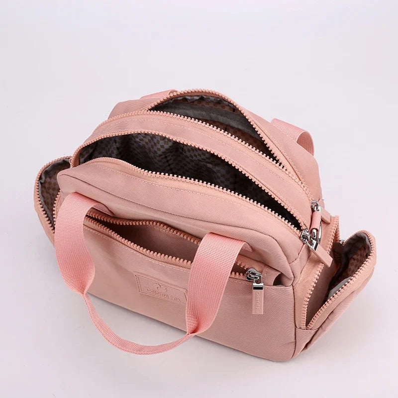 Waterproof Nylon Crossbody Bag — Messenger Style