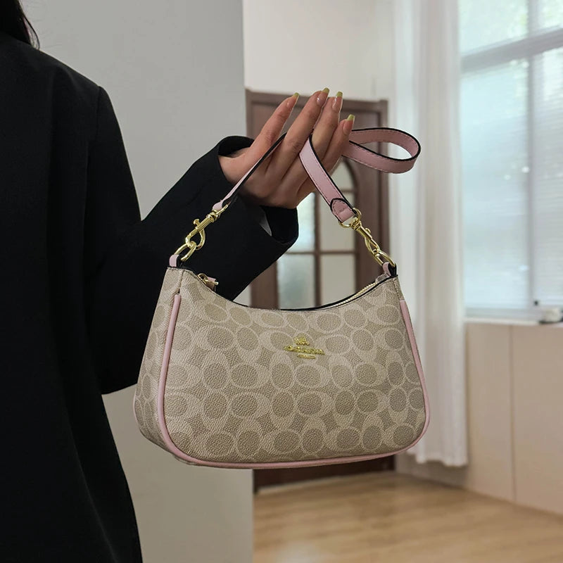 Elegant Leather Tote — City Shoulder Bag
