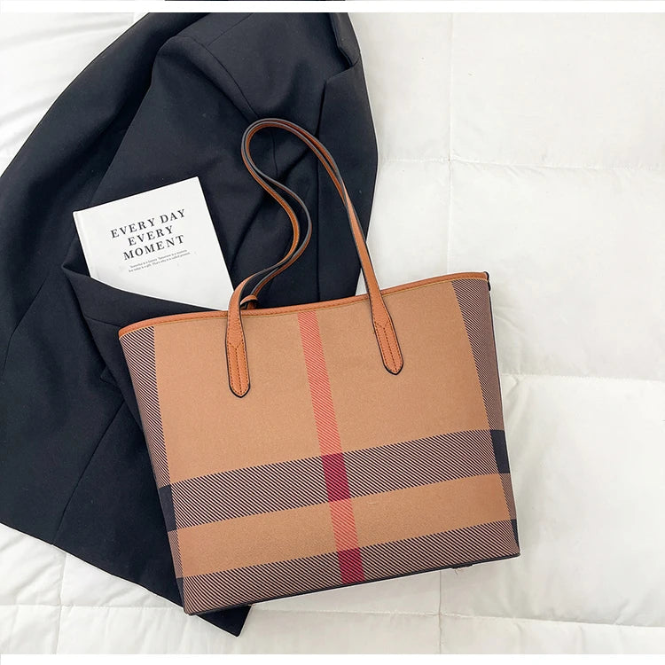 Luxe-Chic Designer Leather Handbag