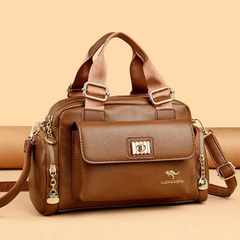 Locomotive Crossbody Bag — Soft Leather