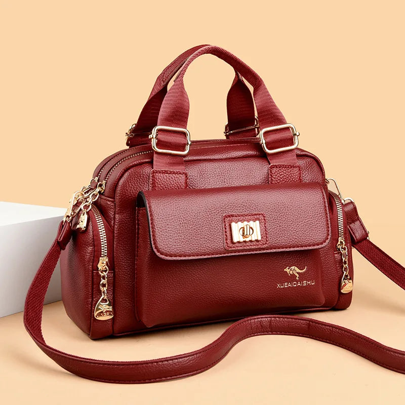 Locomotive Crossbody Bag — Soft Leather