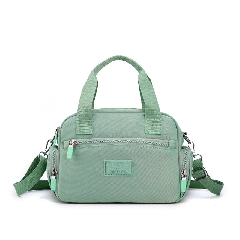 Waterproof Nylon Crossbody Bag — Messenger Style