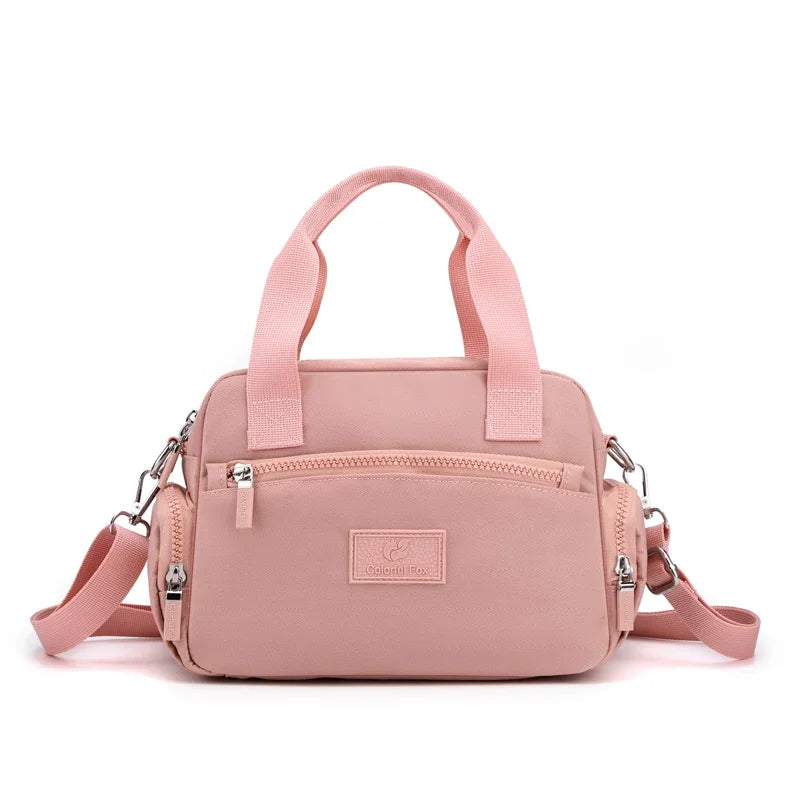 Waterproof Nylon Crossbody Bag — Messenger Style