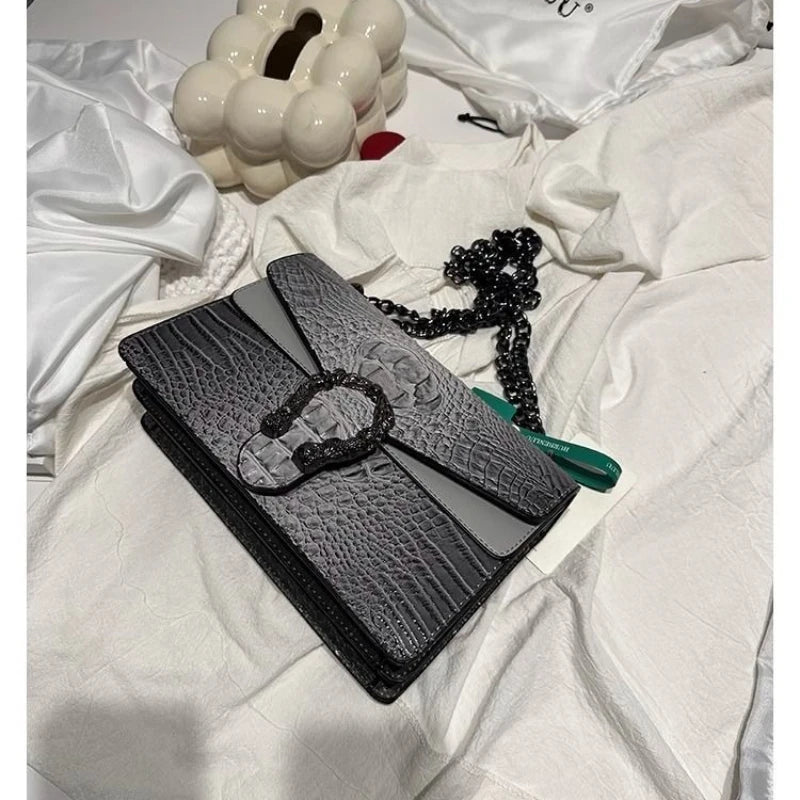 Croc Chain Clutch