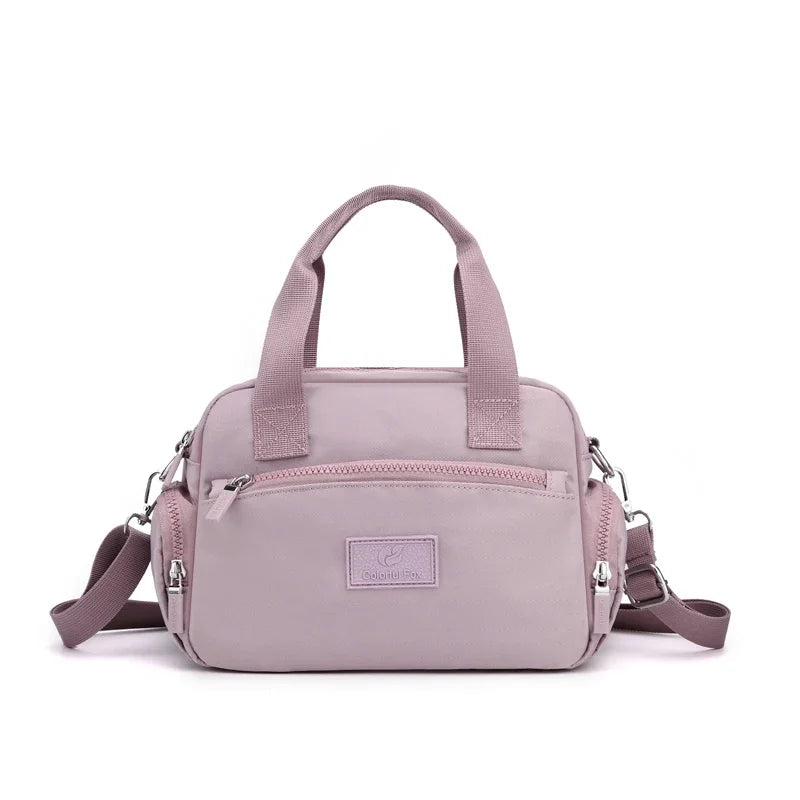 Waterproof Nylon Crossbody Bag — Messenger Style