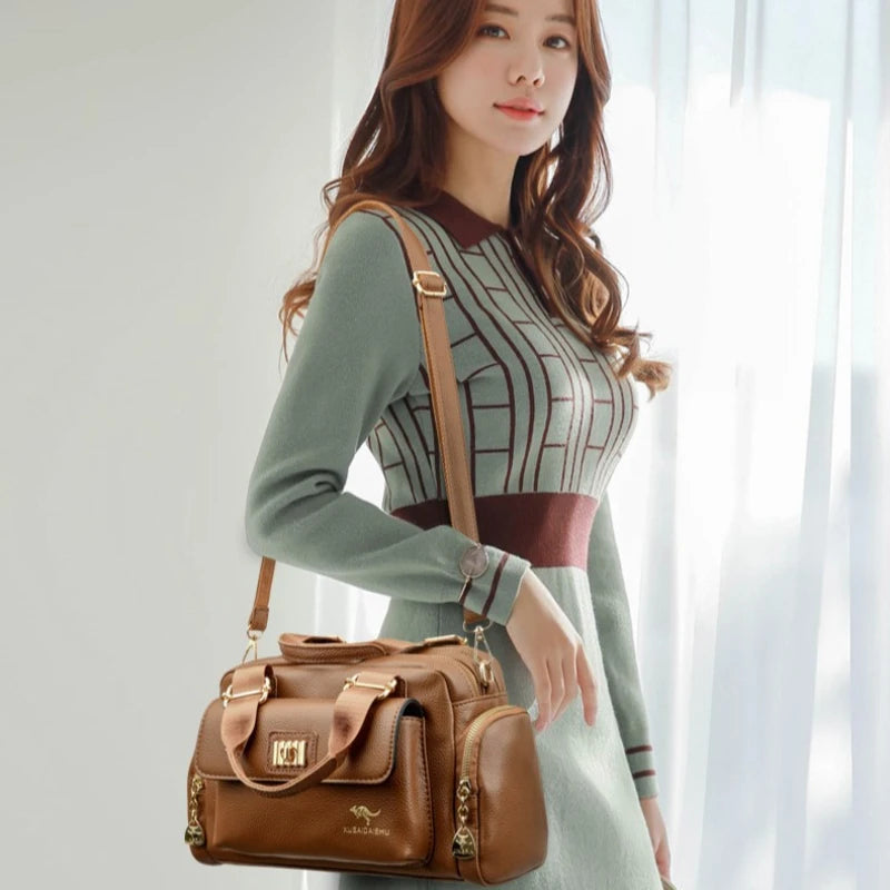 Locomotive Crossbody Bag — Soft Leather